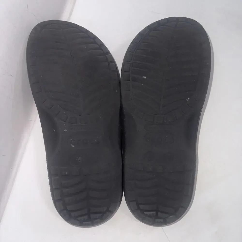 Crocs‎ Classic Gorpcore Outdoor Hiking Fishing Waterproof Black Flip Flop M5 W7